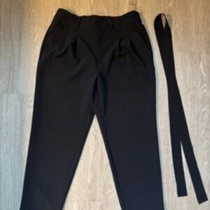 LOFT Black Straight Leg Pants